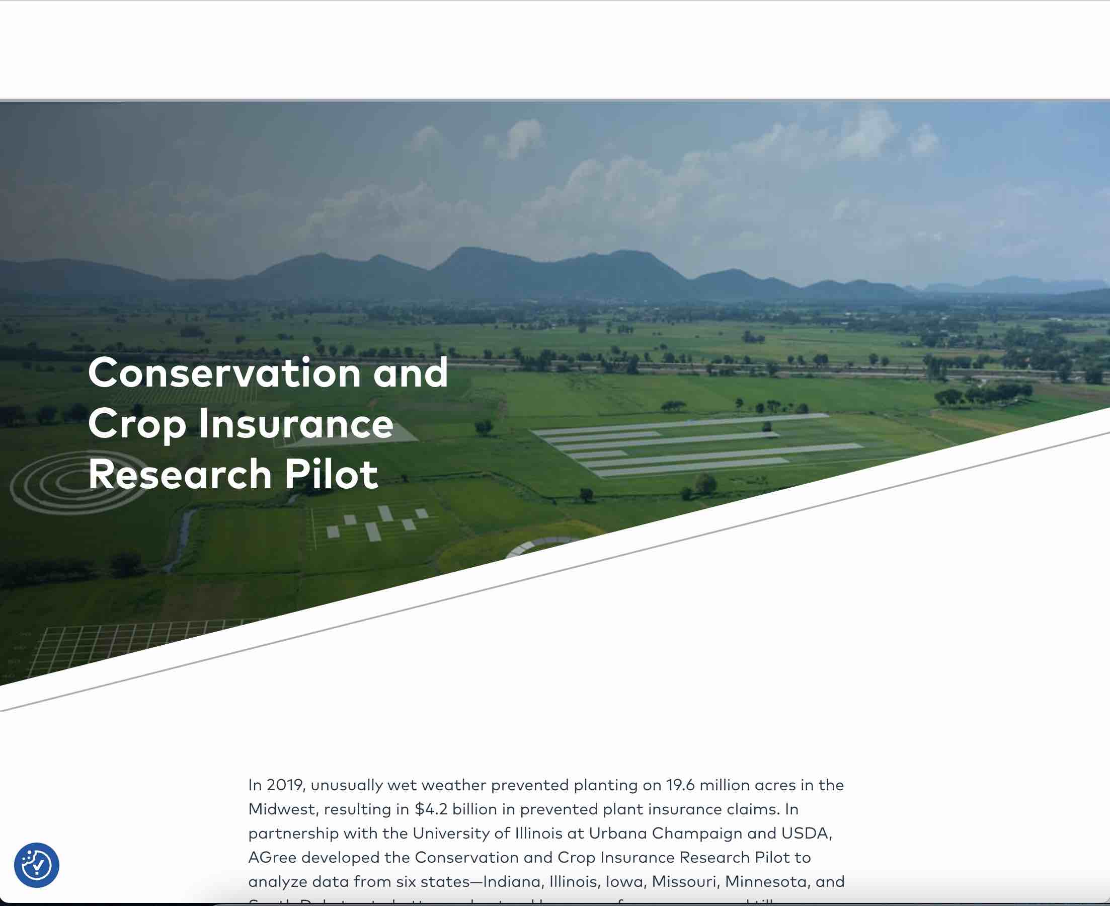 2019 Conservation Data Pilot report home page